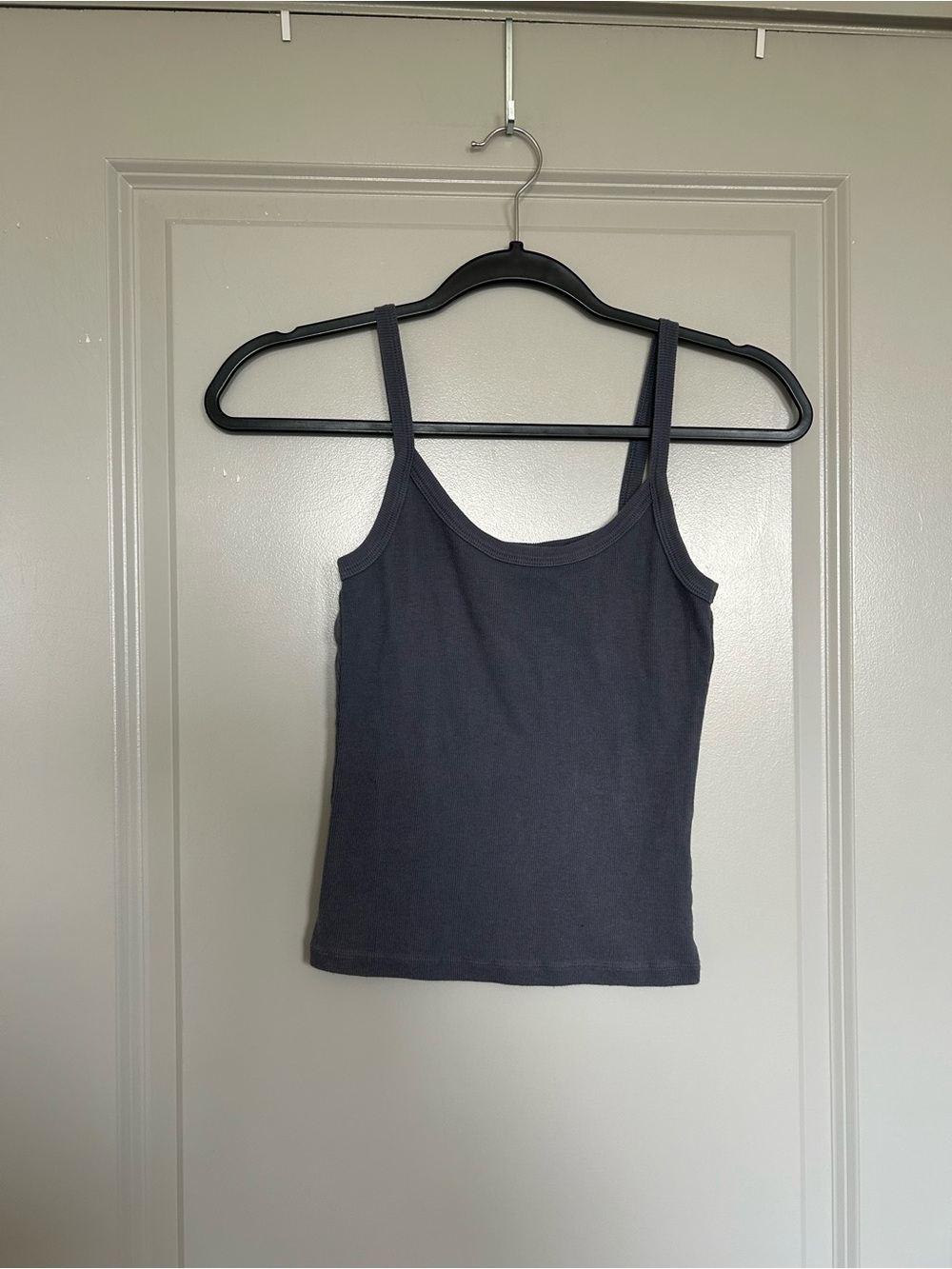 Aritzia TNA Dark Blue Slim Tank Top
